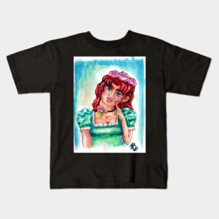 Floral Girl Kids T-Shirt